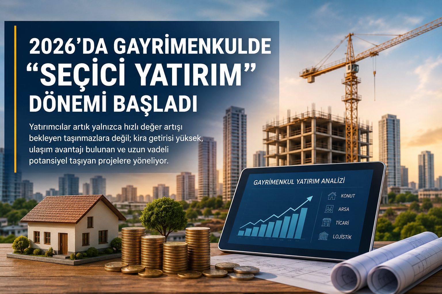 2026 Yılında Gayrimenkulde “Seçici Yatırım” Dönemi Başladı